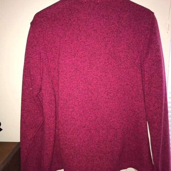 EUC: Lands End Fleece Jacket Pink - Picture 2 of 3